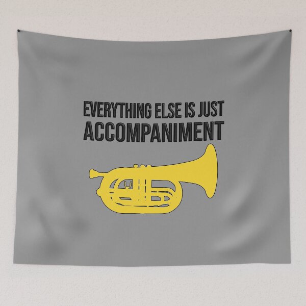 Item preview, Marching Baritone - Everything else is just accompanient! Funny Marching Band Gift designed and sold by HEJAshirts.