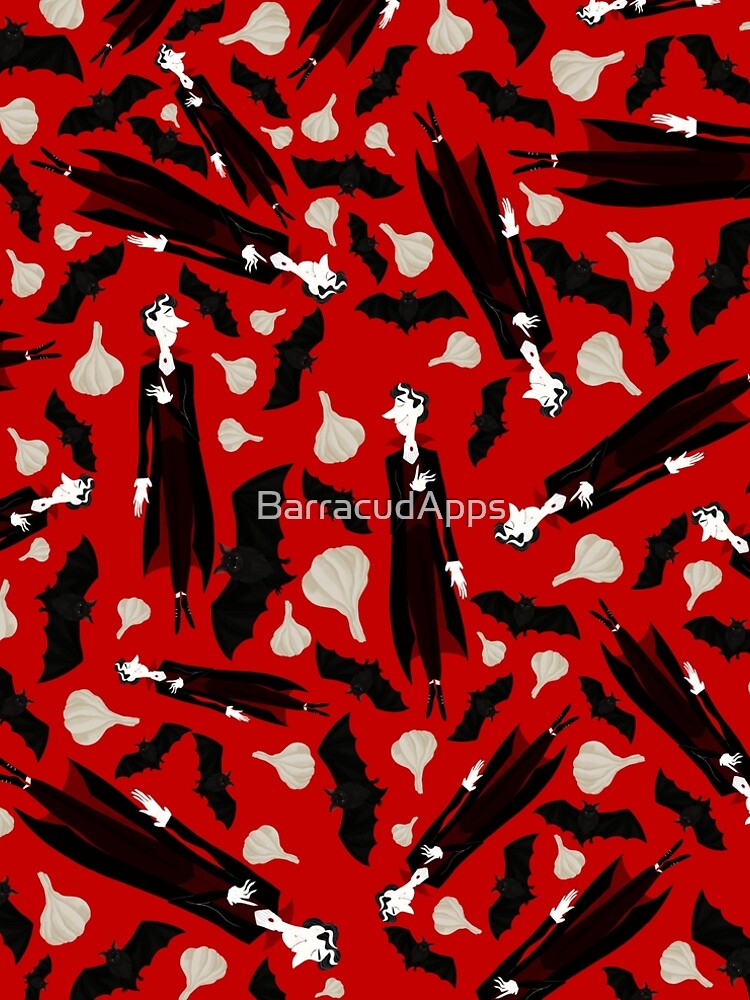 Aperçu 4 sur 4. Robe trapèze avec l'œuvre Vampire créée et vendue par BarracudApps.