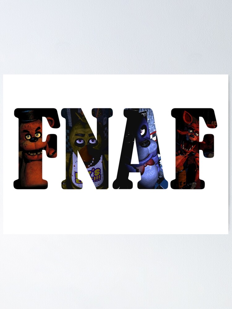 FNAF Five Nights at Freddy's Birthday Custom Name Blue Sequins