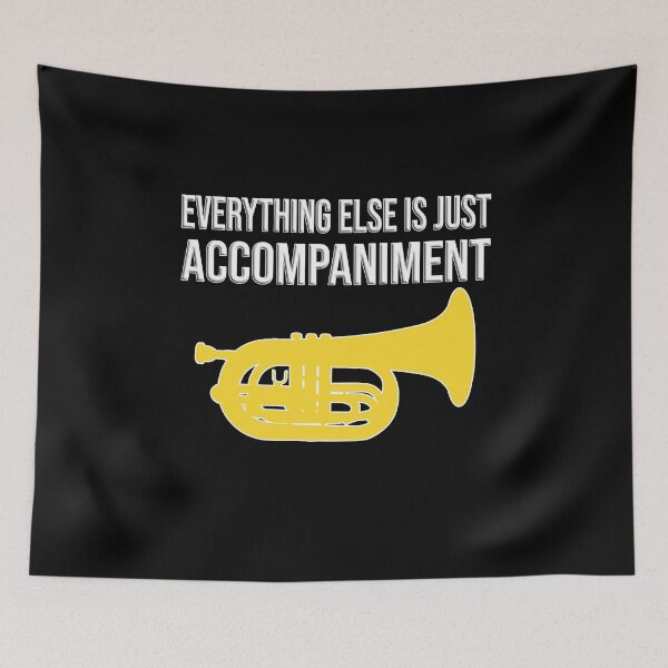 Item preview, Marching Baritone - Everything else is just accompanient! Funny Marching Band Gift designed and sold by HEJAshirts.