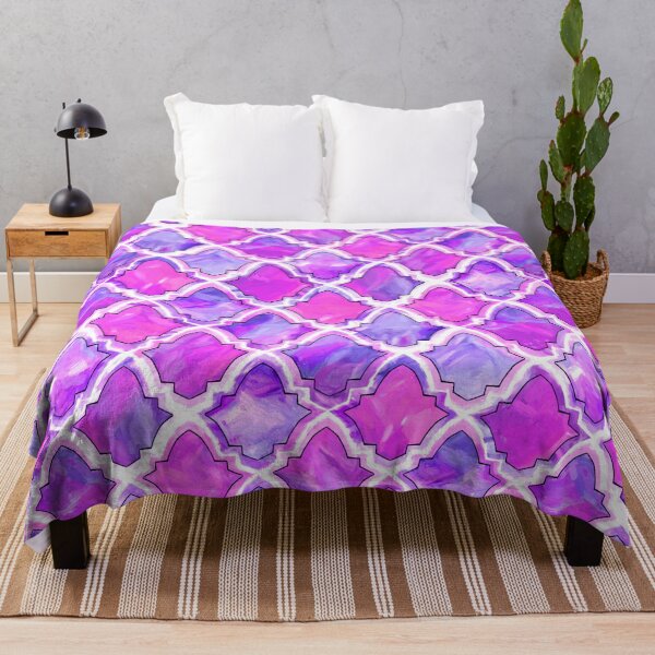 Item preview, Marrakesh Inspired Moroccan In Purple & Magenta designed and sold by TigaTiga.