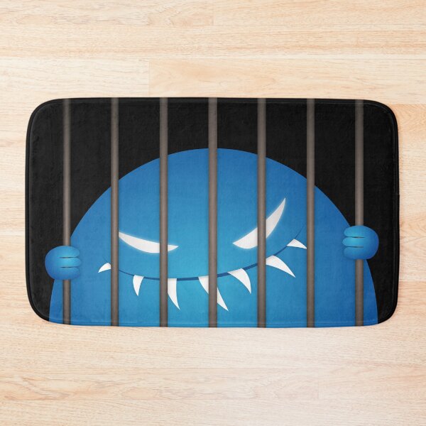 Item preview, Jailed Evil Grinning Monster Kingpin designed and sold by Boriana Giormova.