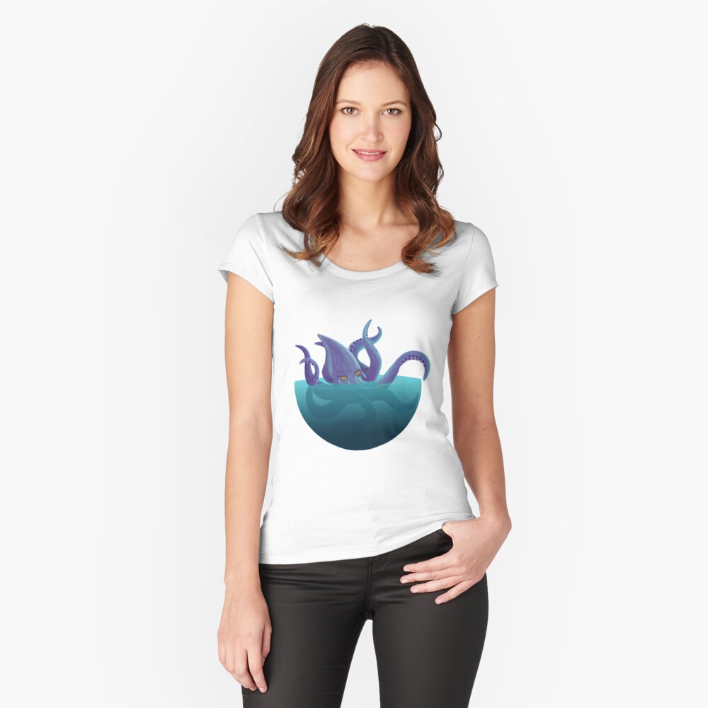 Aperçu de l'œuvre T-shirt échancré créée et vendue par BarracudApps.