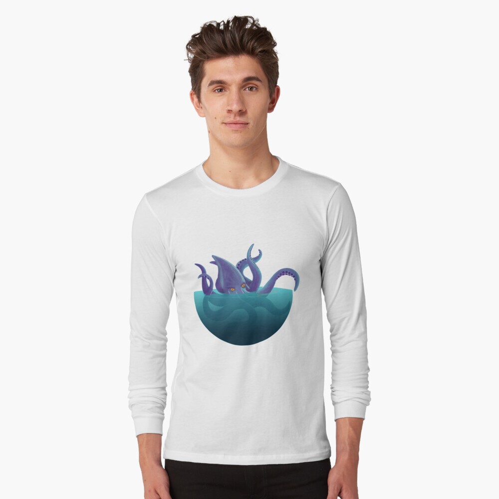 Aperçu de l'œuvre T-shirt manches longues créée et vendue par BarracudApps.