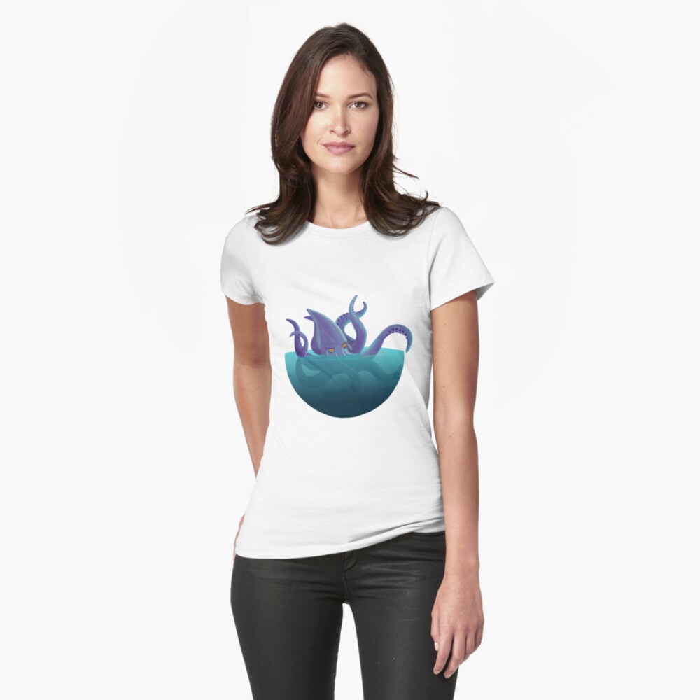 Aperçu de l'œuvre T-shirt moulant créée et vendue par BarracudApps.