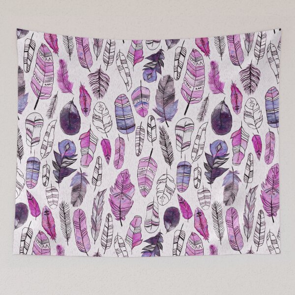 Item preview, Purple Feathers designed and sold by TigaTiga.