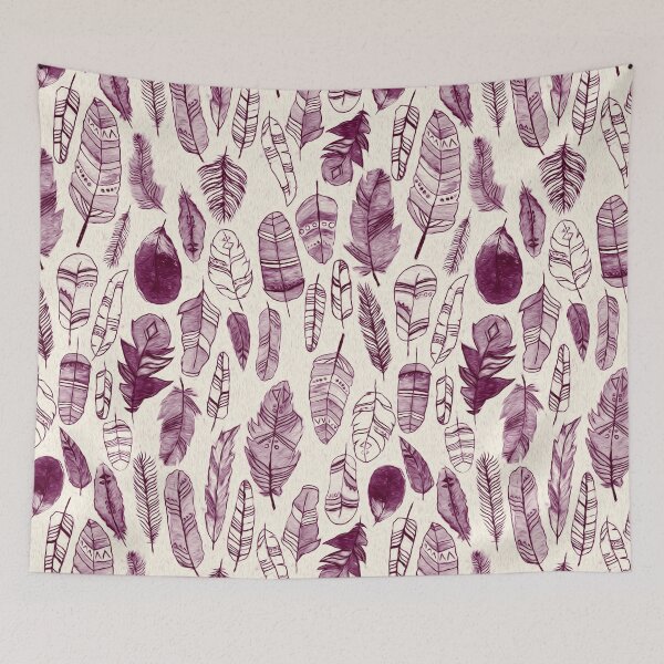 Item preview, Maroon Feathers designed and sold by TigaTiga.
