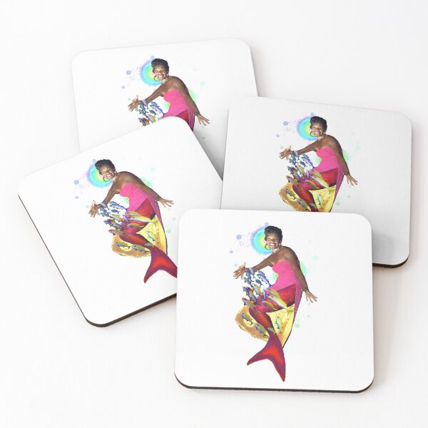 Item preview, swimmin', swingin', & gettin' mermaid like fishes designed and sold by djmahealani.