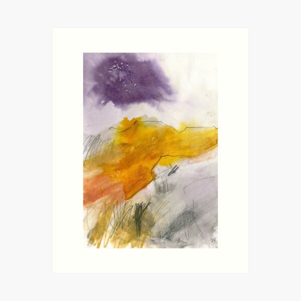 Higger Tor - Peak District Landscape, Derbyshire wall art Art Print