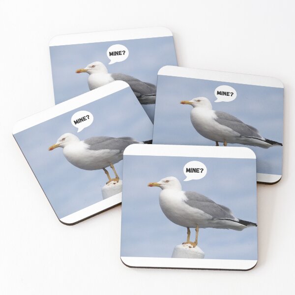 Item preview, Seagull Asking Is It Mine? designed and sold by jutulen.