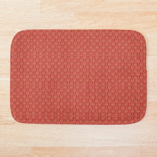 Aperçu de l'œuvre Damask Gold Red créée et vendue par Julia Design.