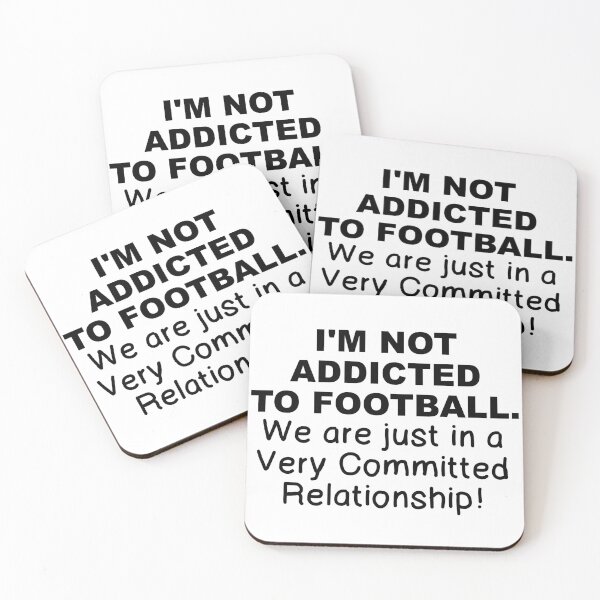 Item preview, NOT ADDICTED TO FOOTBALL designed and sold by CalliopeSt.
