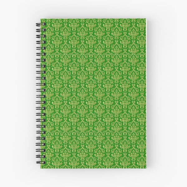Aperçu de l'œuvre Damask Gold Green créée et vendue par Julia Design.