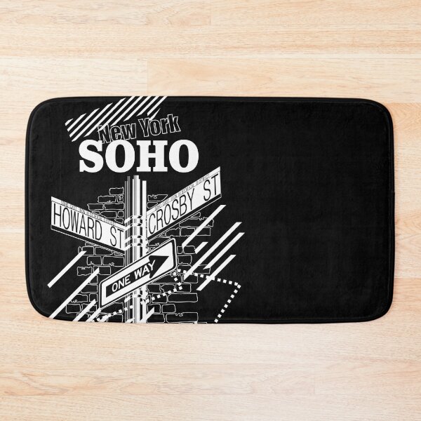 Item preview, SoHo New York - White on Black designed and sold by XOOXOO.