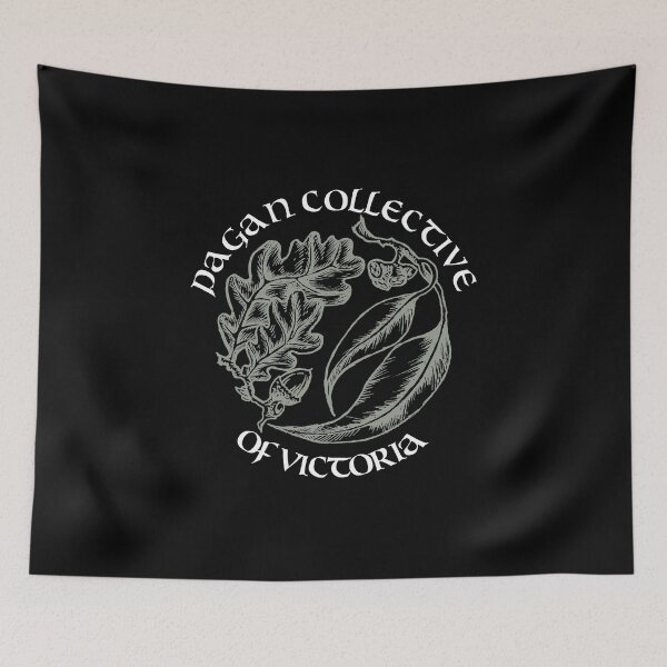 Item preview, PCV - White Logo : The Pagan Collective of Victoria designed and sold by PaganCollective.