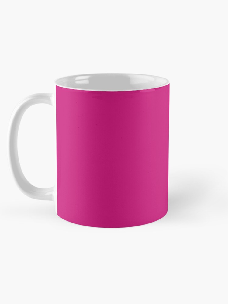 Thumbnail 5 of 6, Coffee Mug, Deep Pink designed and sold by JuliaDesign.
