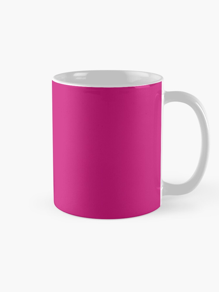Thumbnail 3 of 6, Coffee Mug, Deep Pink designed and sold by JuliaDesign.
