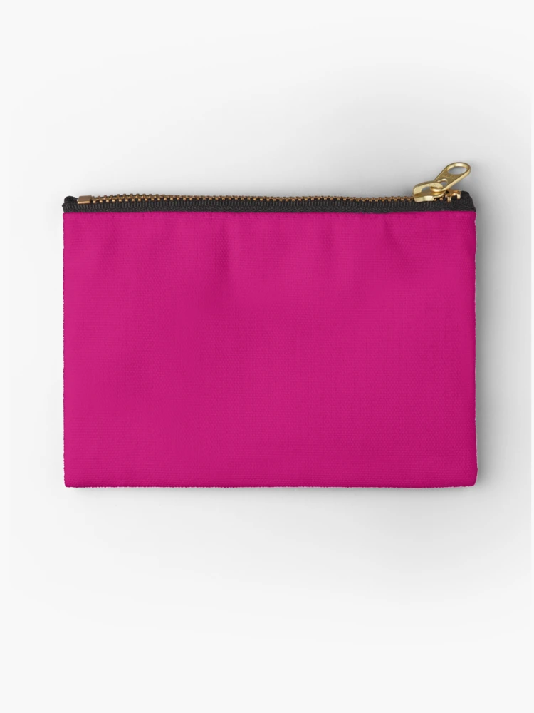Thumbnail 1 of 4, Zipper Pouch, Deep Pink designed and sold by Julia Design.