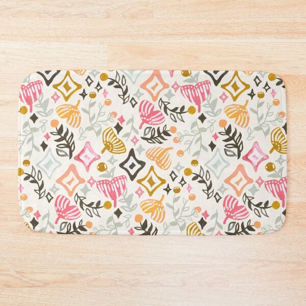 Item preview, Autumn Abstract Ginkgo & Berry Pattern  designed and sold by TigaTiga.