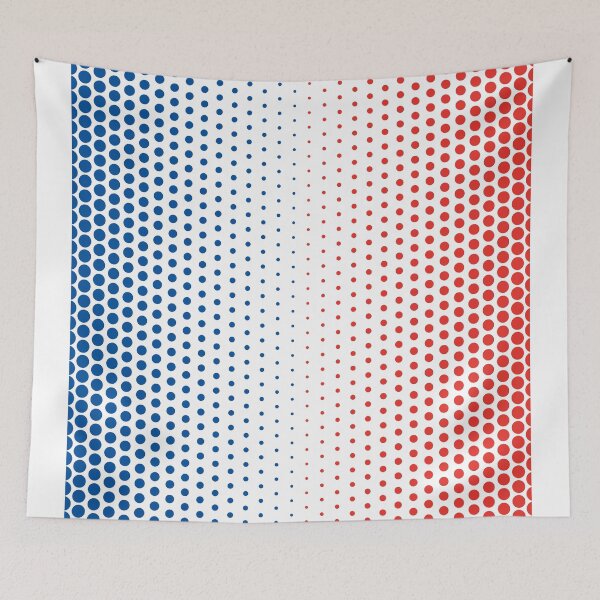 Item preview, Bleu Blanc Rouge-Wide - Living Hell designed and sold by Hell-Prints.