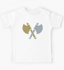 Viking medieval axes Kids Tee