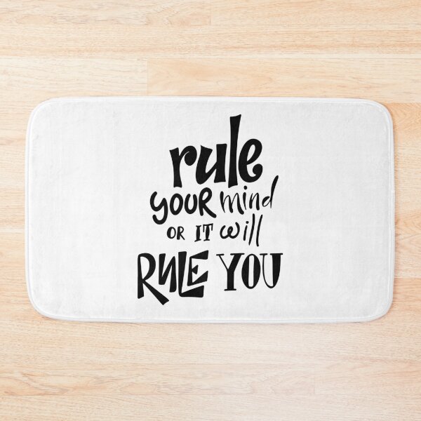 Item preview, Rule Your Mind Or It Will Rule You Inspirational Quotes designed and sold by ProjectX23.