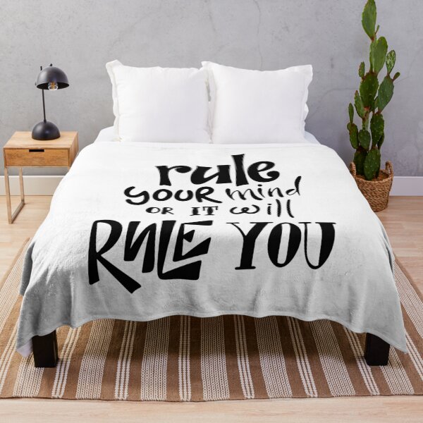 Item preview, Rule Your Mind Or It Will Rule You Inspirational Quotes designed and sold by ProjectX23.