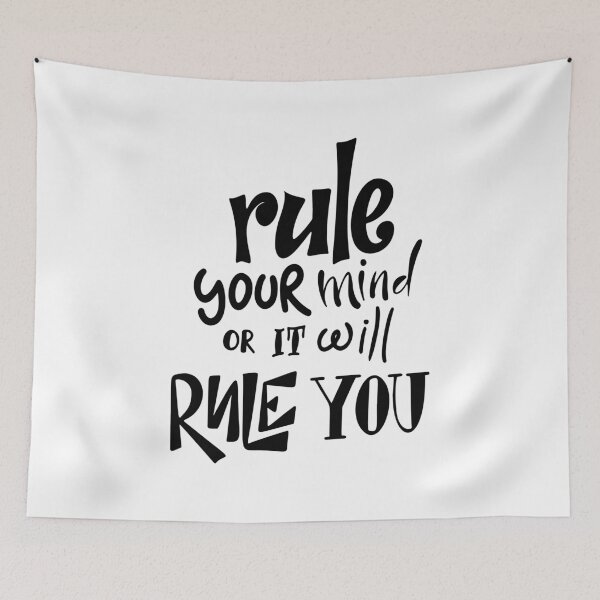 Item preview, Rule Your Mind Or It Will Rule You Inspirational Quotes designed and sold by ProjectX23.