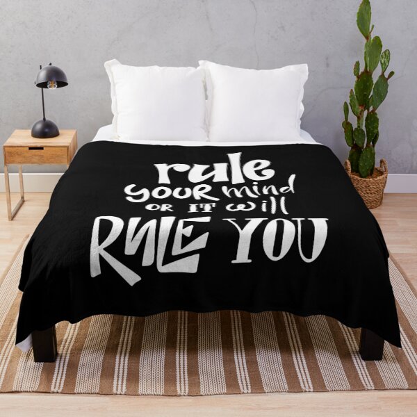 Item preview, Rule Your Mind Or It Will Rule You Inspirational Quotes designed and sold by ProjectX23.