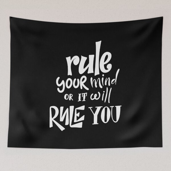 Item preview, Rule Your Mind Or It Will Rule You Inspirational Quotes designed and sold by ProjectX23.