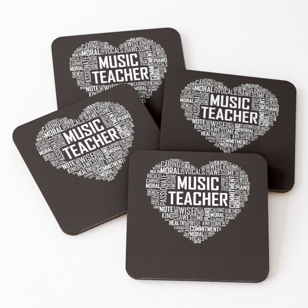 Item preview, Music Teacher Heart designed and sold by Whynot123.