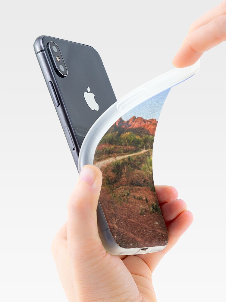 Alternate view of Outback Track (digital painting) iPhone Case & Cover