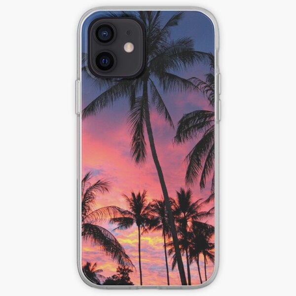 Palm trees iPhone Soft Case
