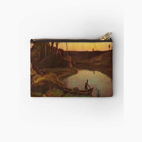 Item preview, Evening Landscape (The Ferryman, Evening)-Camille Corot designed and sold by LexBauer.