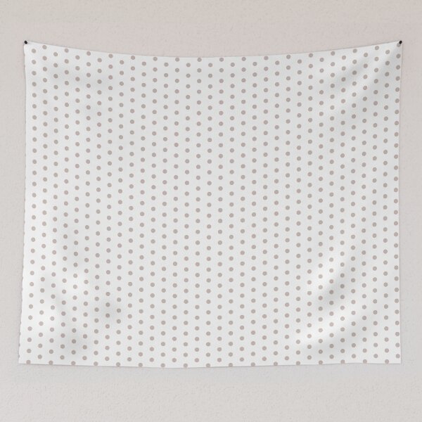 Item preview, Sandstone Polka Dots on White designed and sold by SJ Designs.