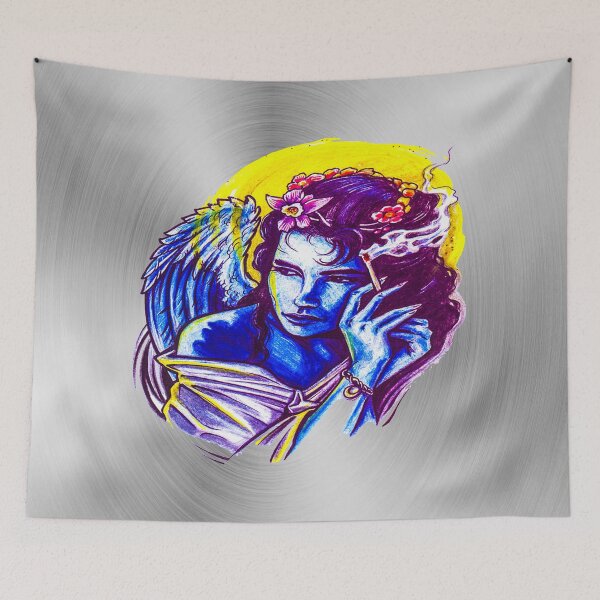 Item preview, fwc 0082 tatoo Warrior angel designed and sold by fred chiea.