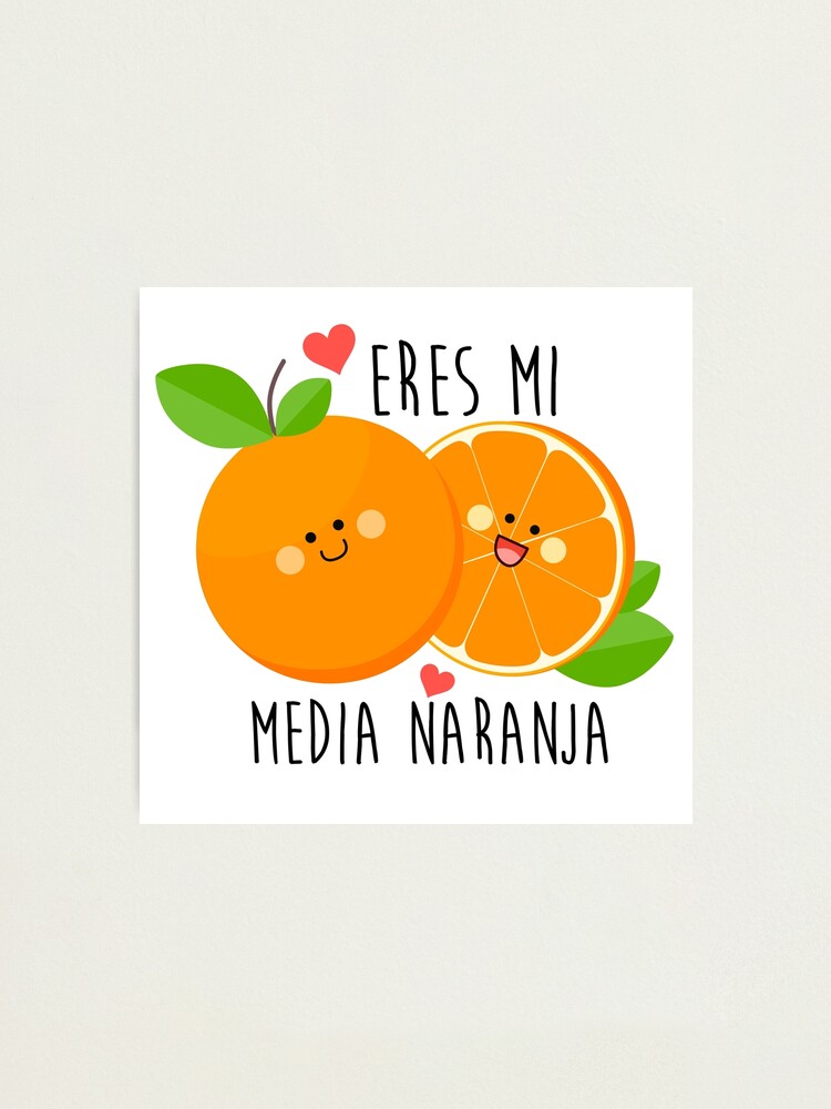 Lámina fotográfica «Media naranja» de ventoleradesign | Redbubble