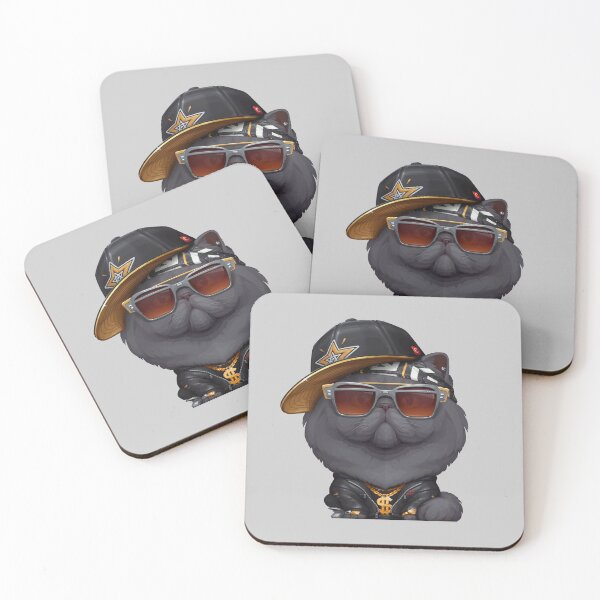 Item preview, Black Persian Cat Hip-Hop Super Star designed and sold by anmlz.