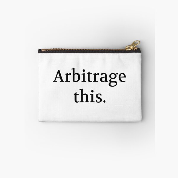 Item preview, Bullwit! funny money apparel and accessories - "Arbitrage this" designed and sold by Bullwit!.