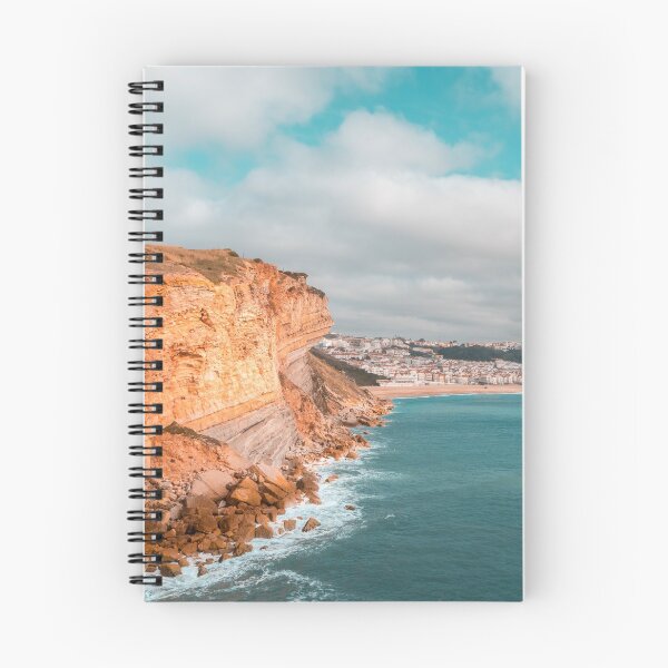 Item preview, Colorful Coast in Teal and Orange at Nazare Portugal designed and sold by Georgia Mizuleva.