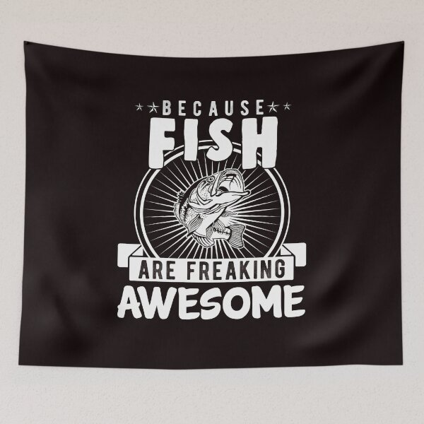 Item preview, Because Fish Are Freaking Awesome designed and sold by larspat.