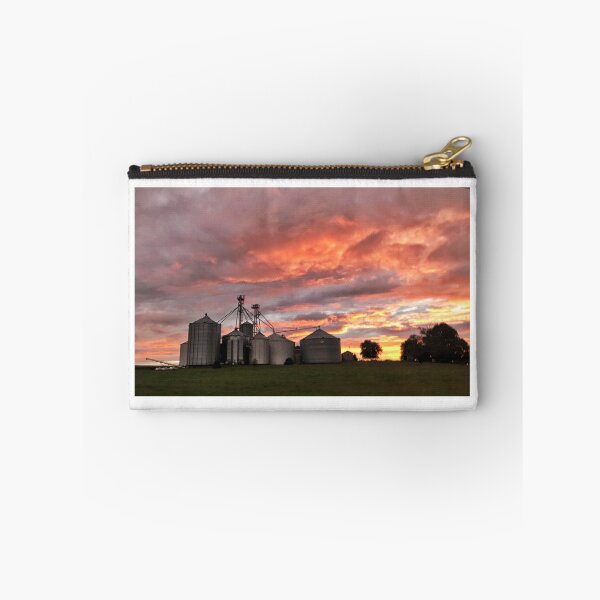 Item preview, Sunset behind the Grain Silos designed and sold by KellyHeaton.