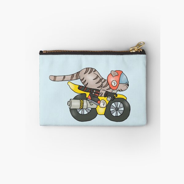 Item preview, motorcycle cat designed and sold by Blumchen.