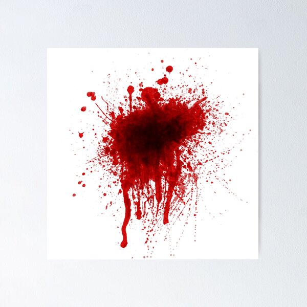 Red ink blot, Bloodstain pattern analysis , Blood stains transparent  background PNG clipart