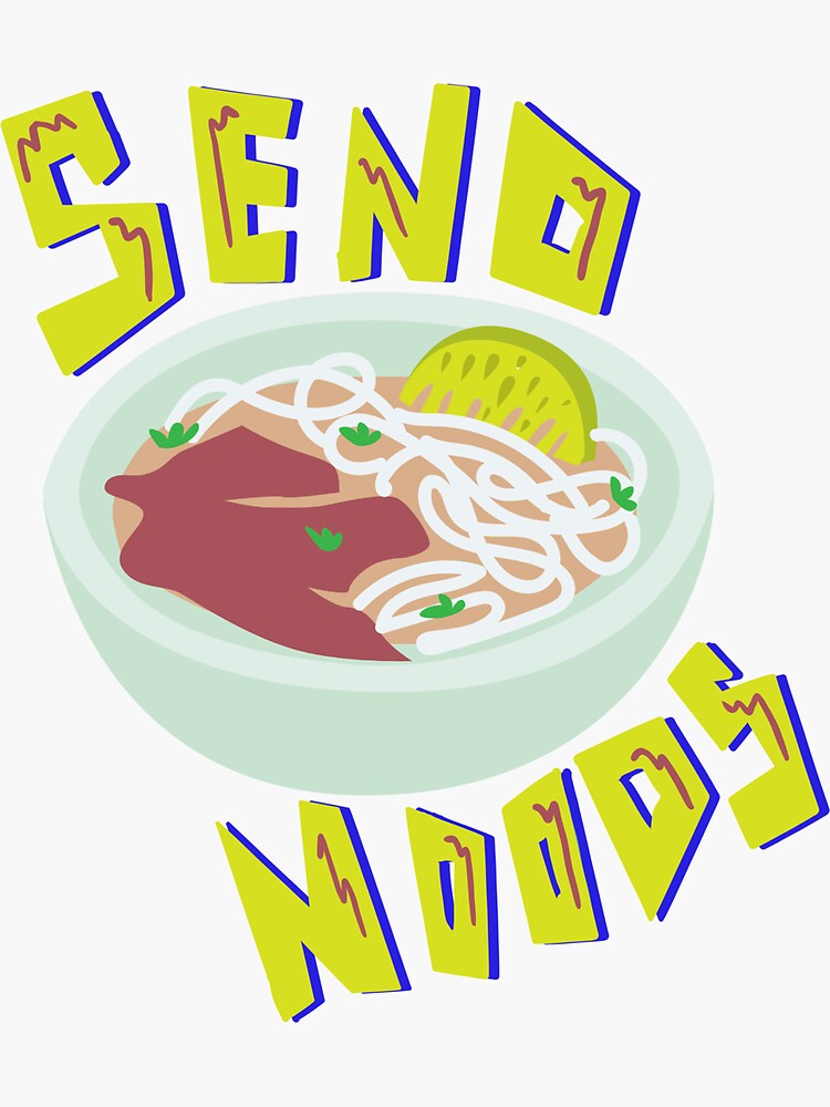 Send Noods Funny Noodle Ramen Bowl Japanese Noodles Anime Sticker For Sale By Madsjakobsen 6311