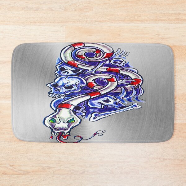 Item preview, fwc 0122 tatoo snake skull designed and sold by fred chiea.