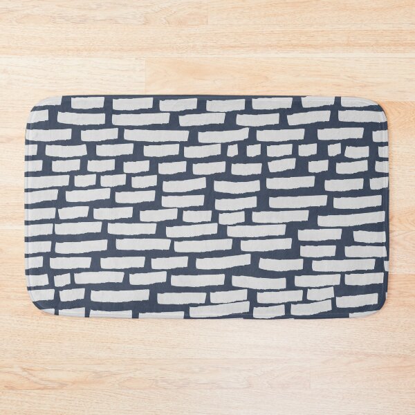 Item preview, Light Grey Strokes on Blue Grey designed and sold by BlertaDK.