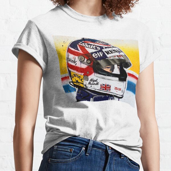 Nigel Mansell - Williams F1 graffiti painting by DRAutoArt Classic T-Shirt