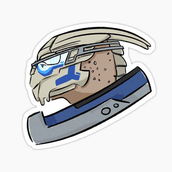 Vista previa del artículo con la obra «Garrus Vakarian», diseñado y vendido por BirdyVadu.