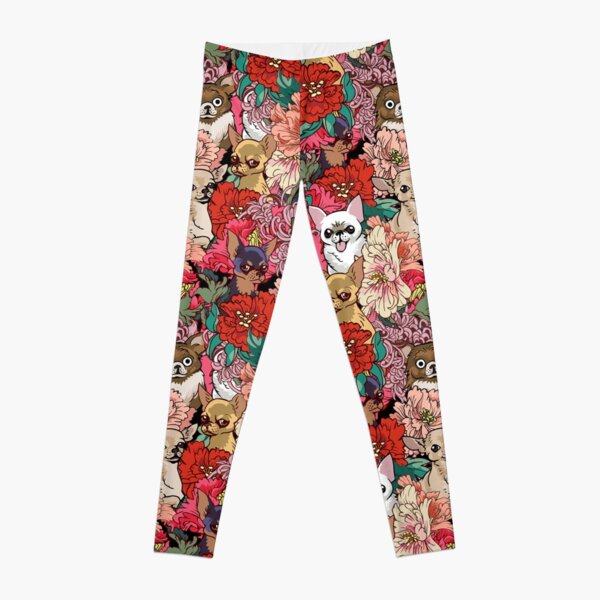 Stylish Chihuahua Print Leggings - Perfect for Any Occasion
